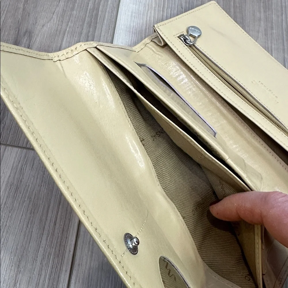 Monsac original vintage leather long wallet